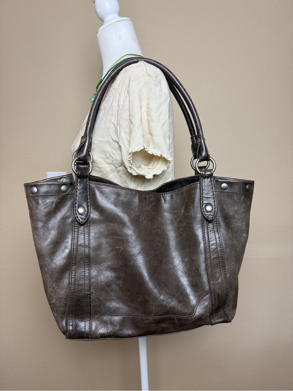 Frye Leather Melissa Shoulder Bag - Picture 6 of 8
